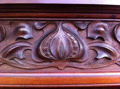 Shapland and Petter. A fine Arts and Crafts bureau bookcase - Thumbnail 9