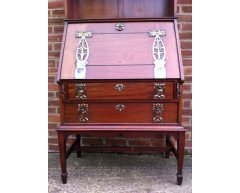 Shapland and Petter. A fine Arts and Crafts bureau bookcase - Thumbnail 14