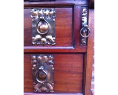 Shapland and Petter. A fine Arts and Crafts bureau bookcase - Thumbnail 18