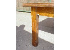 A Pair of Quality Arts and Crafts/ Gothic Revival Oak Dining Tables Which Were Made to Be Mated Together. - Thumbnail 5
