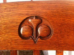Shapland and Petter. An Arts and Crafts oak armchair - Thumbnail 6
